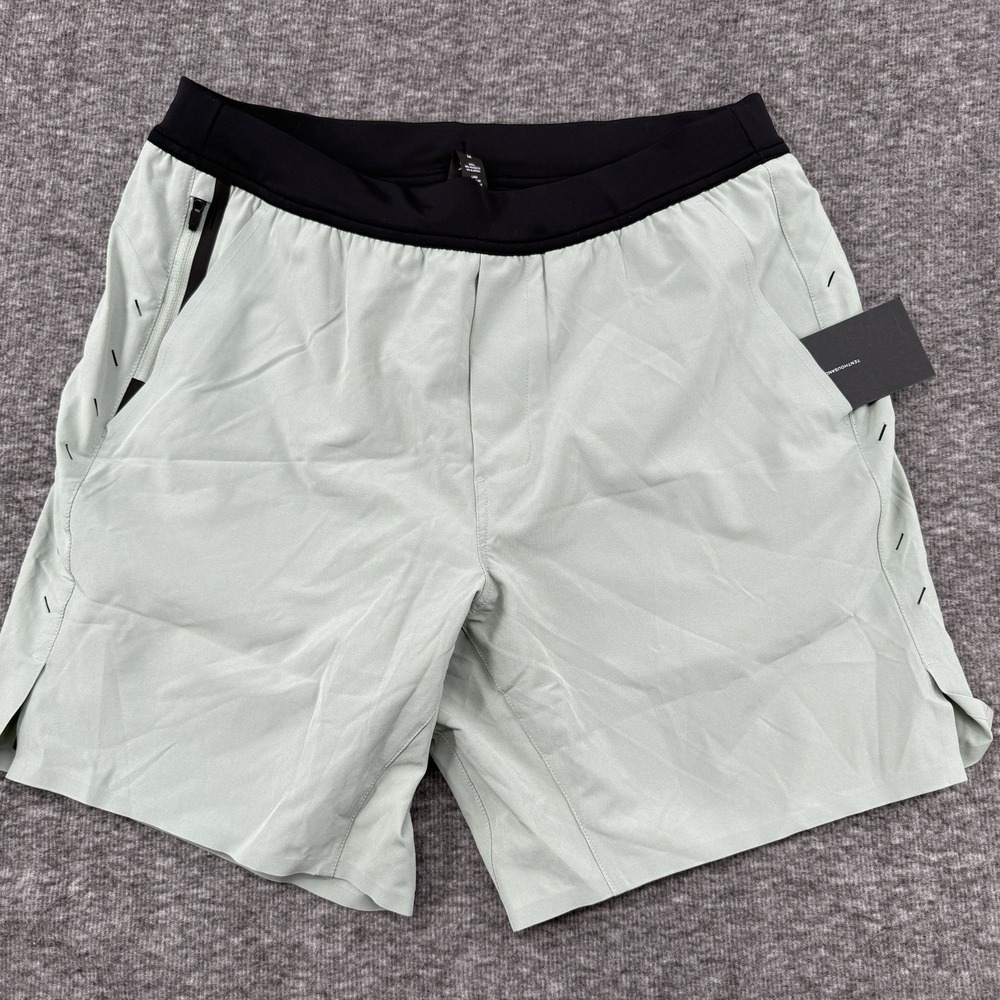Ten Thousand Interval Short TTSH002V2 Mens Medium Sage New Lined 7 Inch Shorts